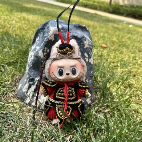 クリスマスプレゼントぬいぐるみ用服ハロウィン LABUBU ラブブ マカロン洋服 ぬいぐるみ 服17cm ぬいぐるみ 服セットクリスマスプレ