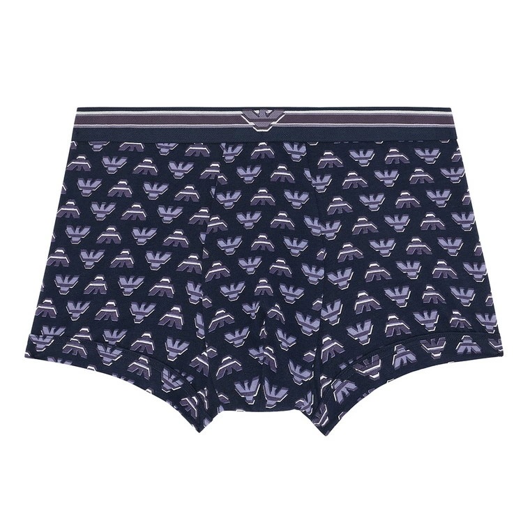 エンポリオアルマーニ：BOLD ALL OVER EAGLE ボクサーパンツ (アルマーニ・ブルー)【AF10793-EM000231-FB107】