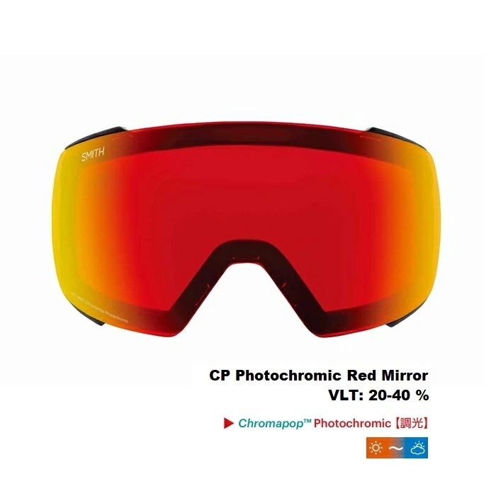 新品未使用 24-25 SMITH Spare GOGGLE Squad 2 Lens CP PRO PHOTOCHROMIC RED MIRROR 安心保証 即日発送 土日祝発送OK 16