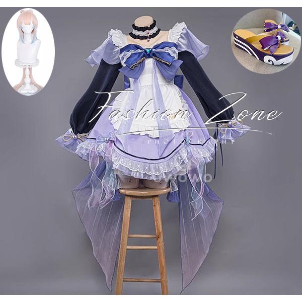 原神 げんしん genshin 風 珊瑚宮心海 さんごのみやここみ コスプレ衣装 ウィッグ 靴 cosplay ハロウィン 演出服 変装