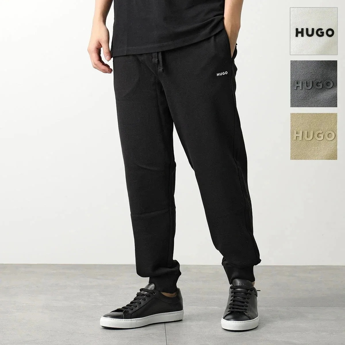 HUGO BOSS ヒューゴボス スウェットパンツ 50489617 メンズ ロゴ コットン ジョガーパンツ カラー4色