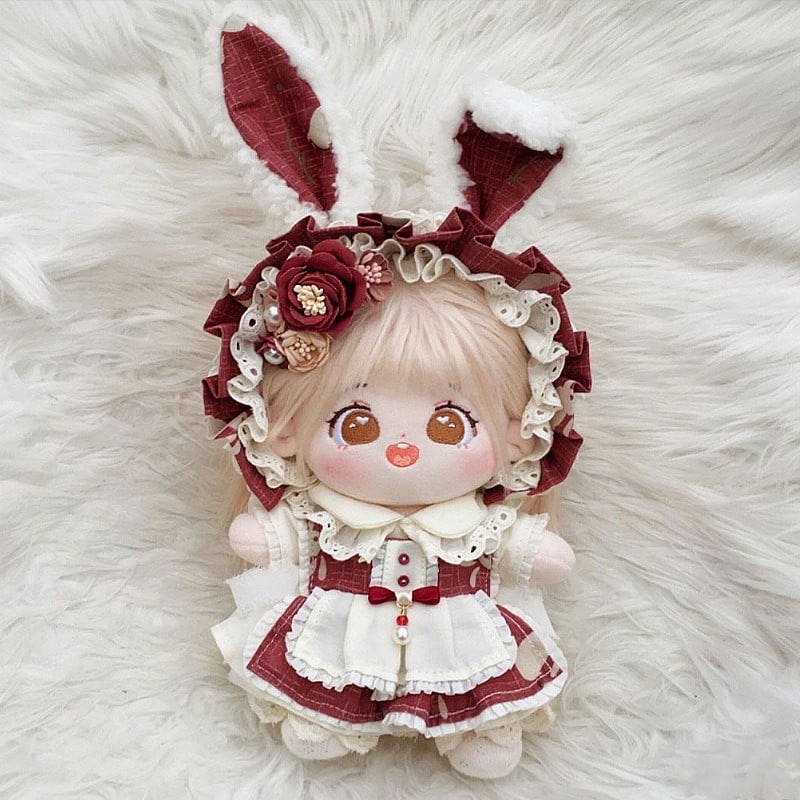 20cmコットンドール着せ替え人型人形ぬいぐるみ人形女の子向けギフト小さなスカート