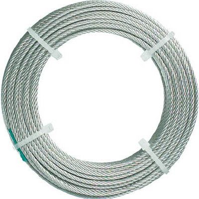 CWC15S200 ステンレスワイヤロープ ナイロン被覆 Φ1.5(2.0)mmX20 メーカー直送