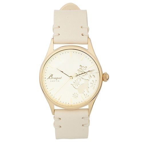 レディースホワイトCatウォッチ