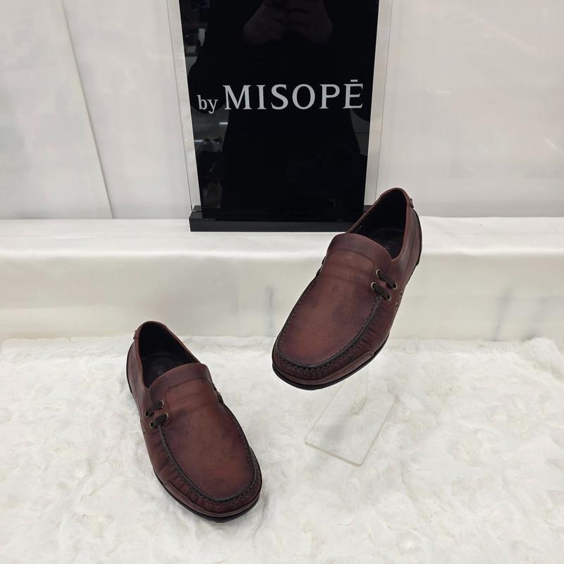 By 男性カジュアルコンフォートローファー 121HT837SD010 DBROWN 1 JJ