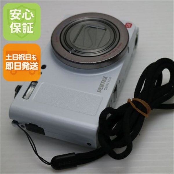 美品 Optio RZ18 パールホワイト PENTAX デジカメ 34