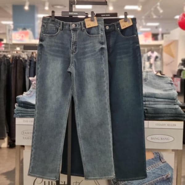 HC21 共用インバンドボンディングルーズフィットジーンズ NQL882 (S42313692)