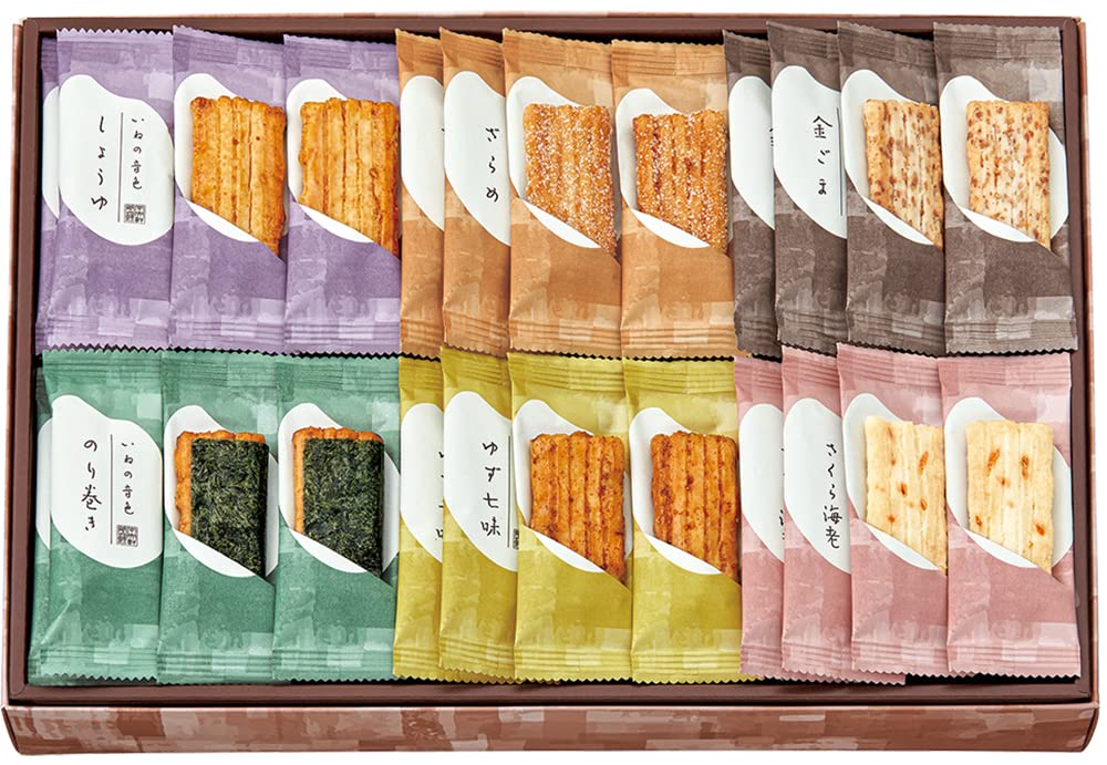 【公式】中央軒煎餅 いねの音色 6味のせんべい詰合せ 贈答 ギフト お菓子 手土産 個包装 包装済 (60個入)