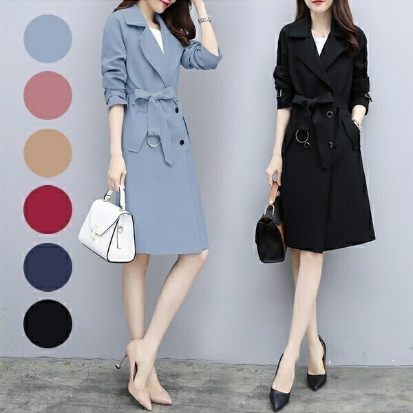 【韓国ins大人気】春コート トレンチコート レディース テロンチ ロング コート スプリングコート ベルトあり 春 ゆるコート 大きいサイズ 手首アジャスター 秋 オータムコート カジュアル アウタ 6,231円