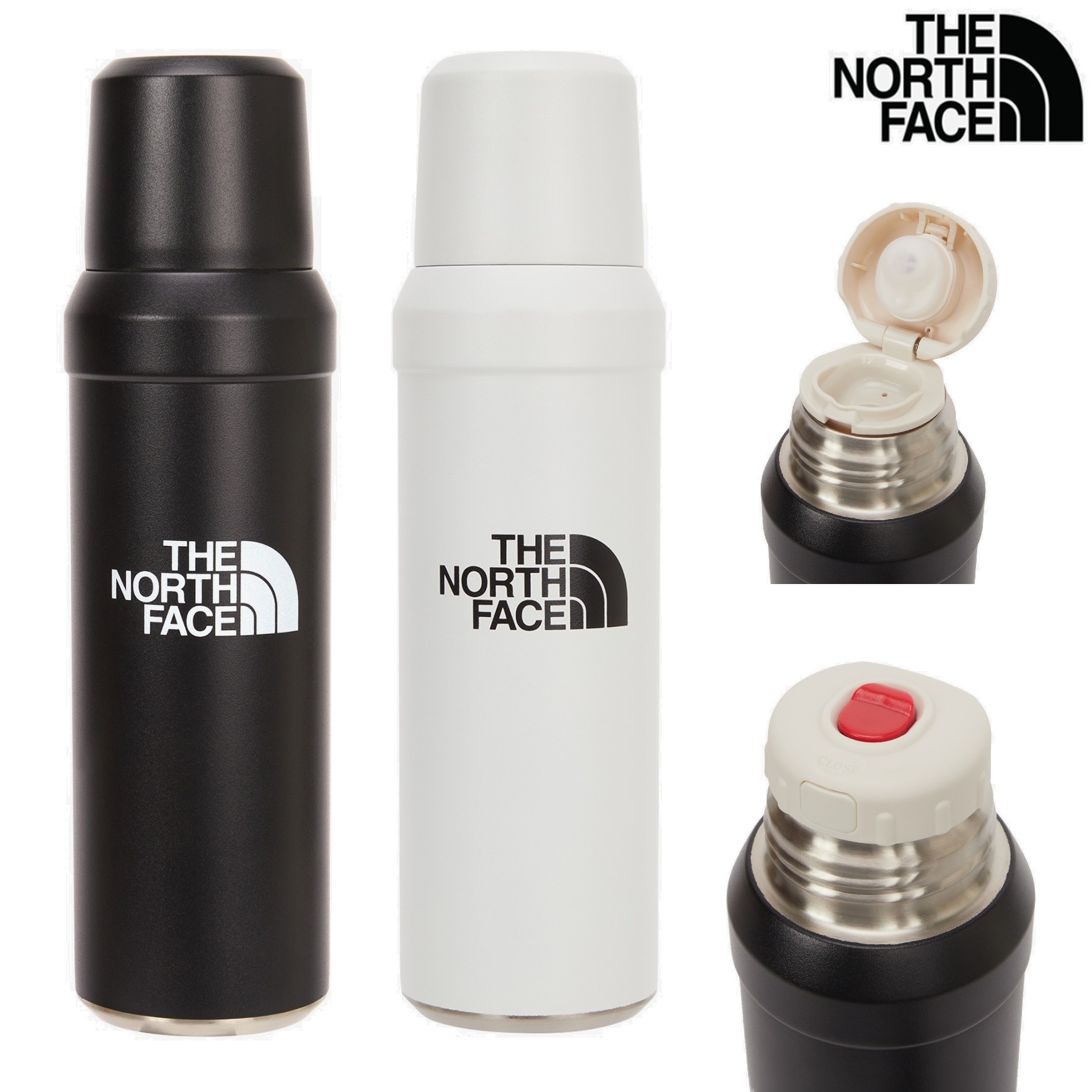 TNF THERMAL BOTTLE 750ML 2色 新商品 韓国人気 男女共用 キャンプ 日常 タンブラー カップ ステンレス