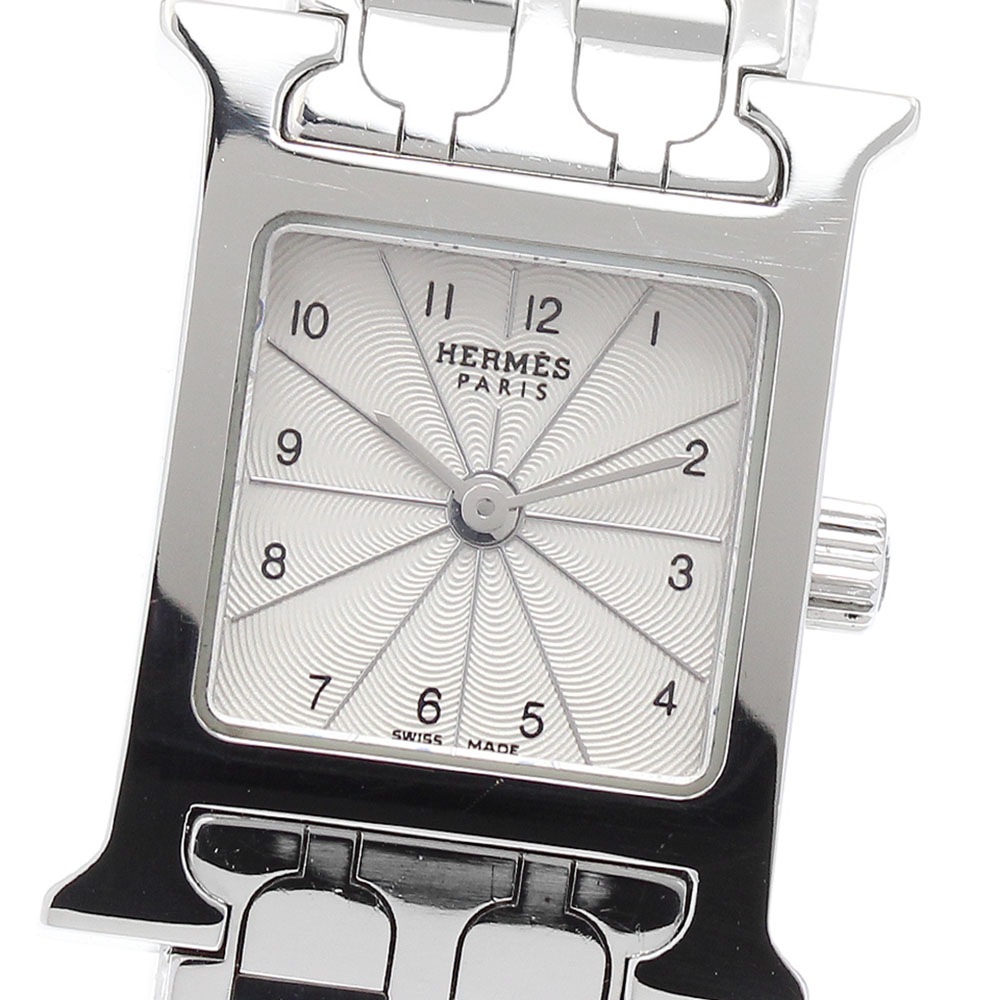 エルメス HERMES HH1.110 Hウォッチ ミニ クォーツ レディース _890456【中古】