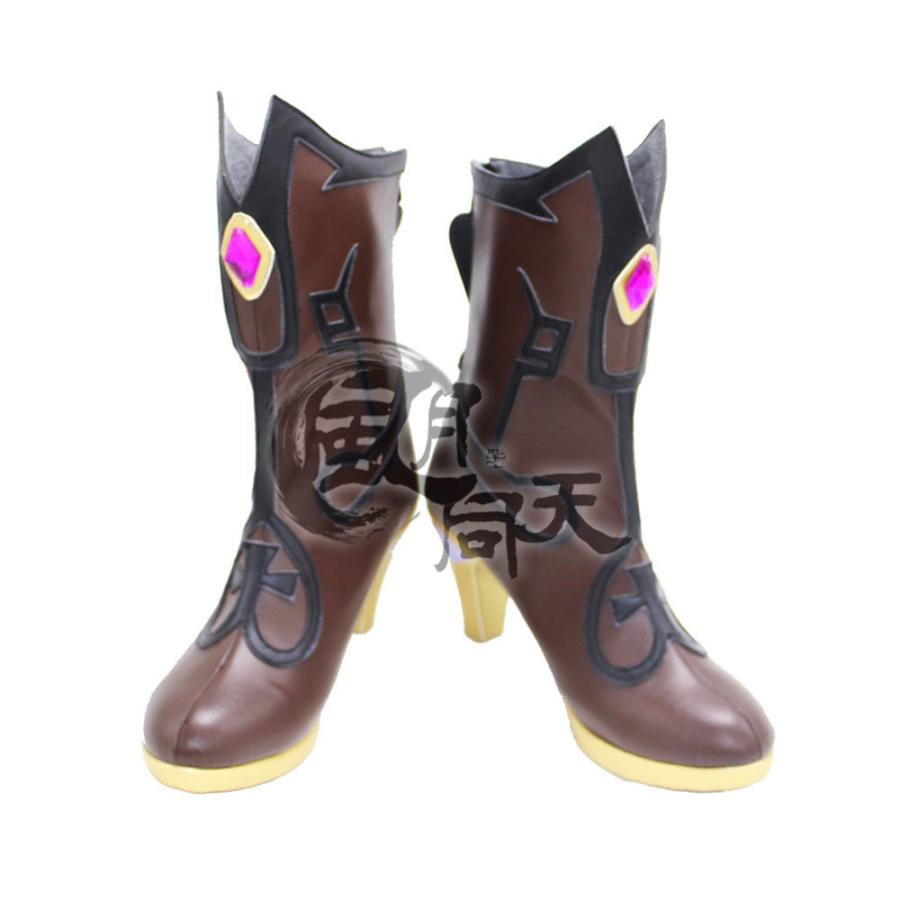 2枚購入で1OO円OFF 激安販売 変装 仮装 ハロウィン コスプレブーツ コスプレ靴 フィッシュル 断罪皇女 げんしん 原神