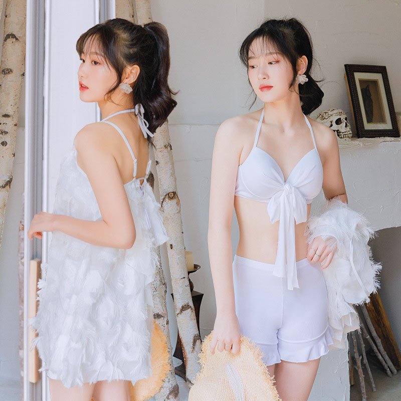 水着 体型カバー レディース ワンピース ビキニ 3点セット 花柄 大人 リゾート ワンピ おしゃれ サマー 水着レディース バレンタイン 2023 プレゼント