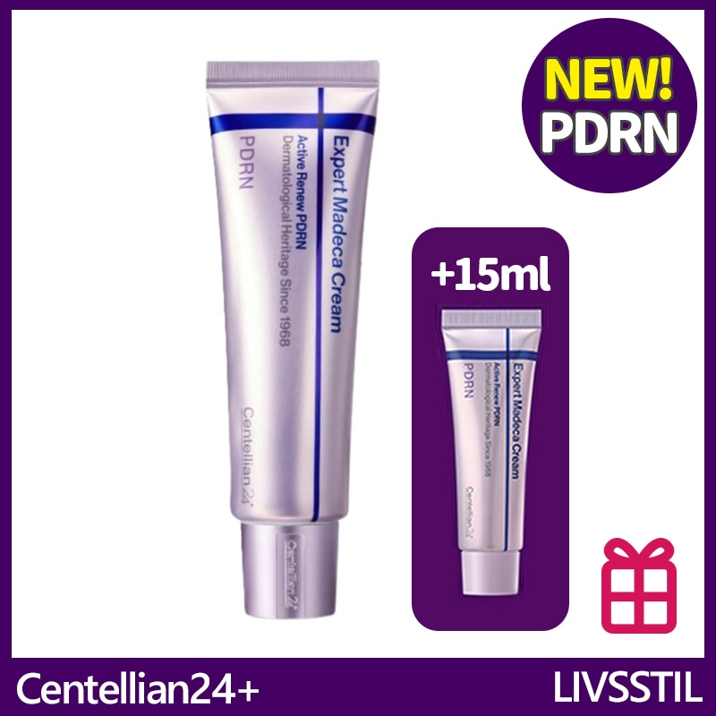 東国製薬 エキスパート マデカ クリーム アクティブ リニュー PDRN 50ml+15ml / ナイアシンアミド 速乾燥 クリーム シミ くすみ 敏感肌バリア 強化 弾力栄養 水分に役立つ