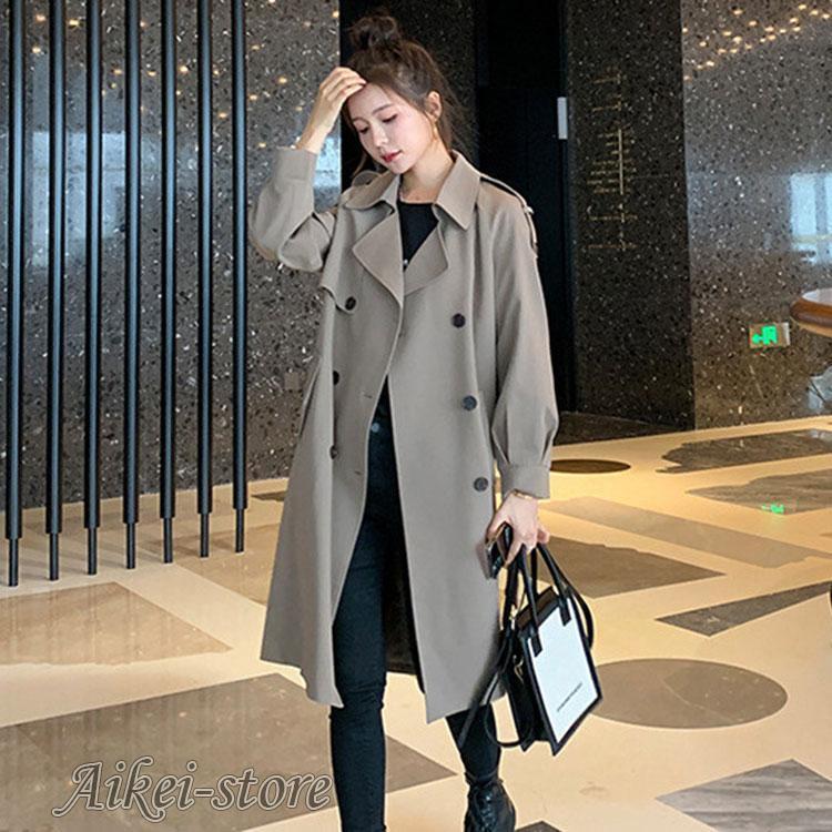 トレンチコート レディースコート　チェスターコート　女性　スプリングコート　トレンチコートフード付きおしゃれ秋冬　ジャケット　アウター　通勤