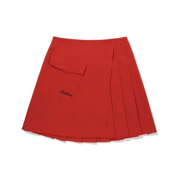 [マルボン公式] 女性バックプリーツカーゴ型スカート ORANGE (WOMAN)
