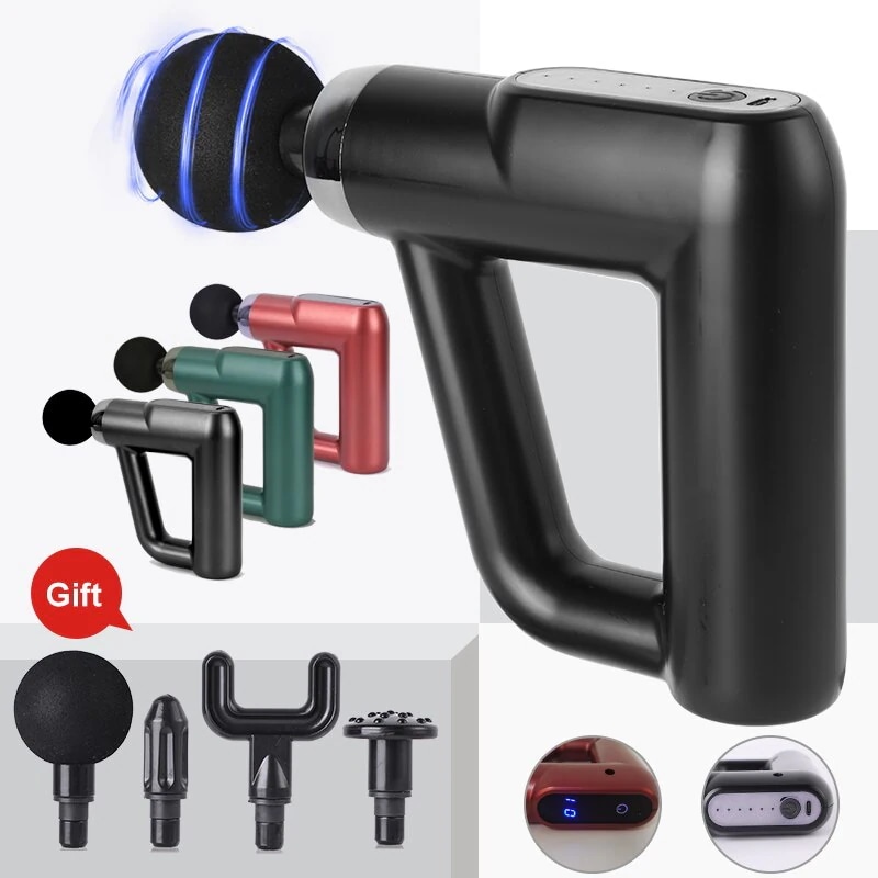 痩身電気マッサージガン ボディ 首 脚 肩マッサージャー 筋肉 95パーセンタイル 3200 rpm ネックピロー 腰痛 肩こり解消 5,262円