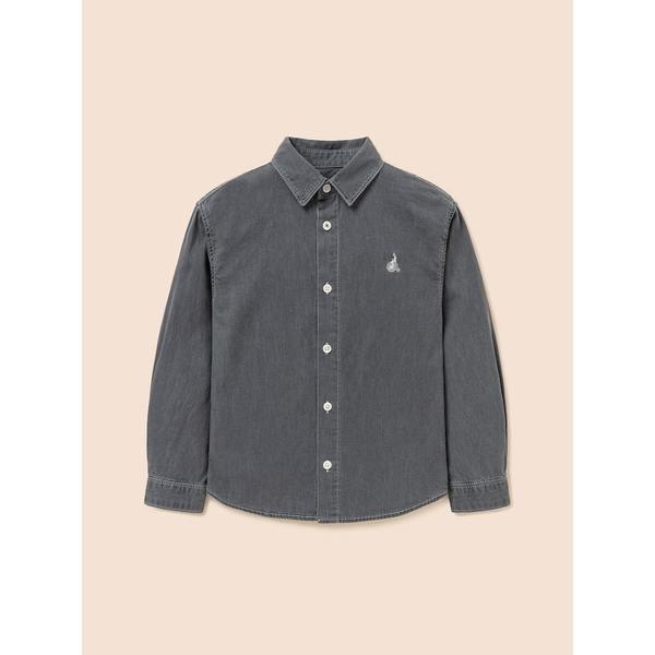 [BEANPOLE KIDS] [エッセンシャル] デニムシャツ アッシュ (BI6164UE24)