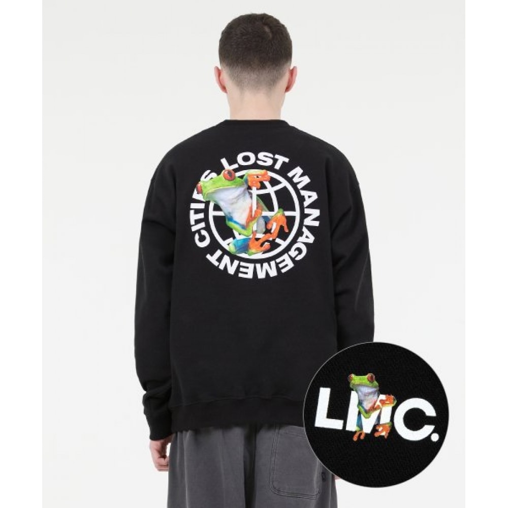 LMC フロッグスウェットシャツブラック