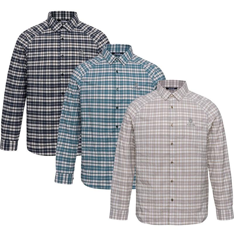 25年秋の新作 メンズ カジュアル/トレッキング/登山 機能性 長袖 ベーシック チェック シャツ 1BYYSFU001 12,069円