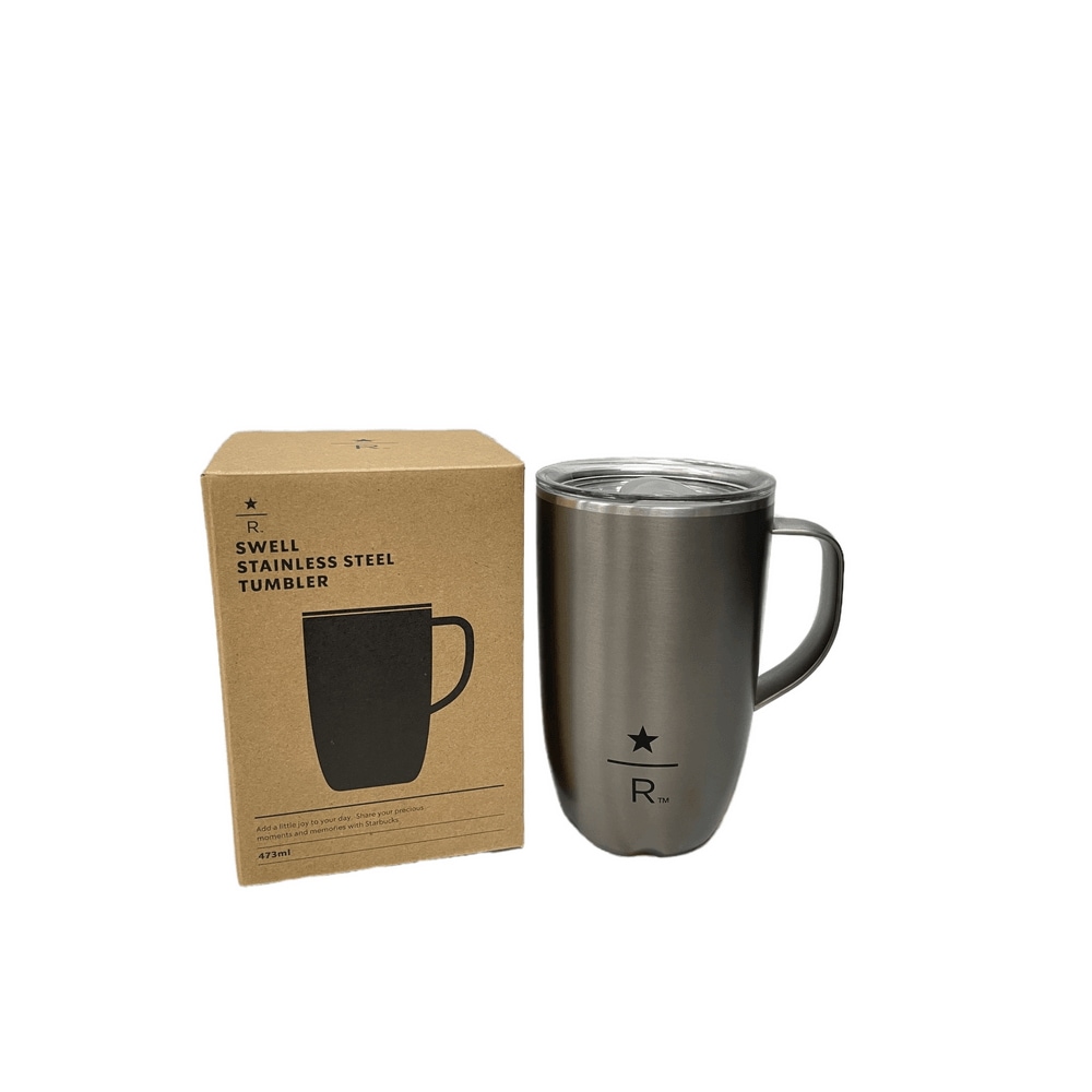 スターバックス SS スウェル リザーブ ハンドル タンブラー 473ml レーザー刻印 VIP ラグジュアリー プレゼント