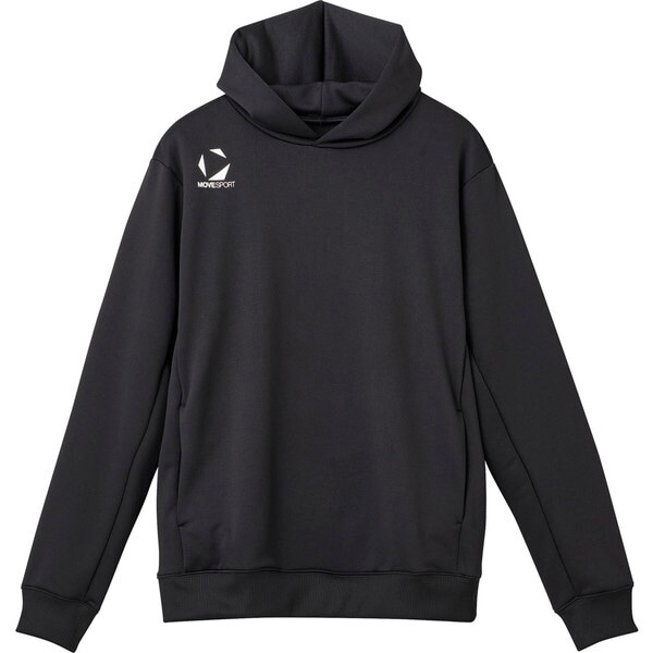 MOVESPORT ムーブスポーツ スポーツウエア フーデッドスウェット ブラック XO ST5SSWT0M BK00