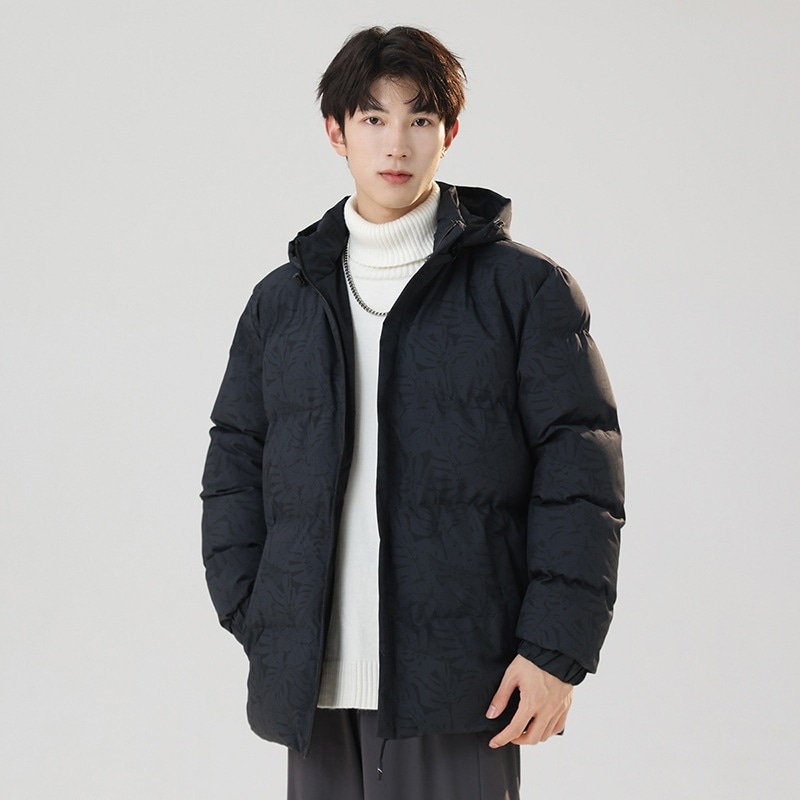 冬メンズ綿服秋冬大きいサイズフード付き綿服トレンドブランド貿易綿ジャケット日本製暖かいカジュアルジャケット紳士服