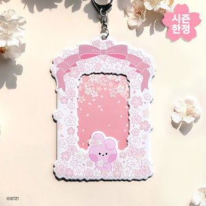 Minini 桜 フォトホルダ Photo Holder BTS 公式 グッズ 桜 フォトカード ホルダー キーリングCherry Blossom
