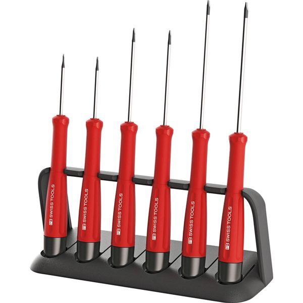 PB SWISS TOOLS ピービースイスツールズ 6本組 スイスグリップ 精密マイナス/プラスドライバーセット 8640