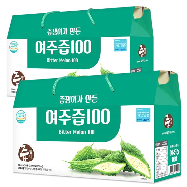 汁屋 驪州汁100 2箱 60包