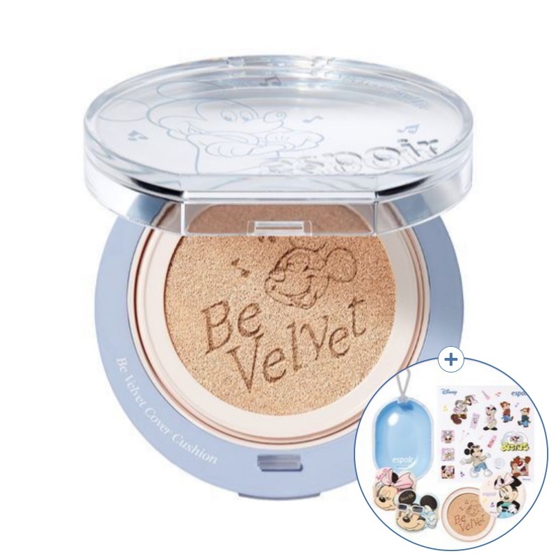 【ディズニーコラボ】 ビベルベット カバークッション SPF42 PA++（本品＋リフィル＋パフ2枚＋パフケース＋ステッカー付き） 4,784円