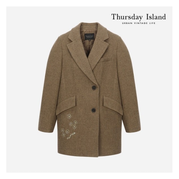 Thursday Island テーラード ハーフ コート(T228MCT236W)