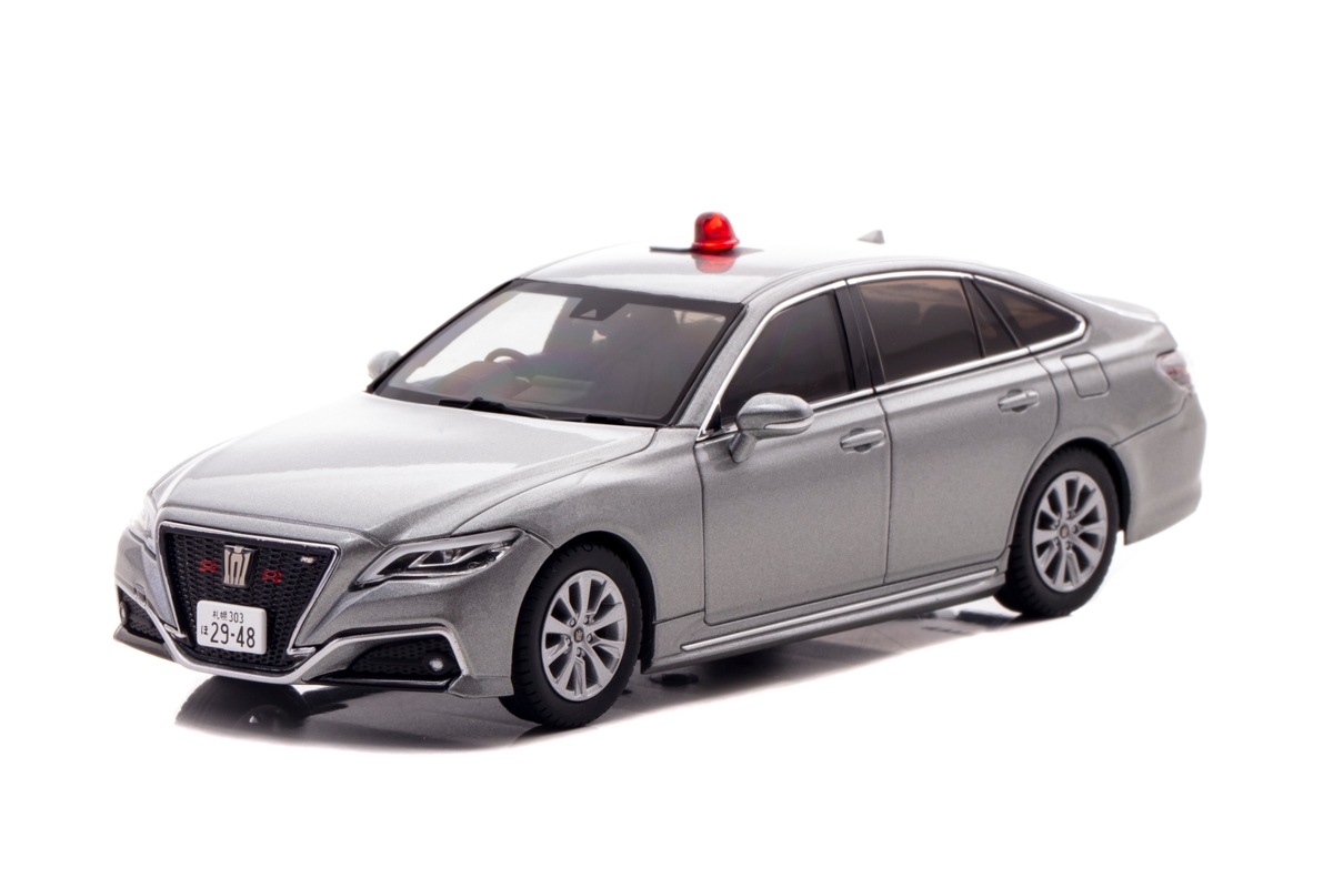 RAI’S 1/43 トヨタ クラウン (ARS220) 2023 北海道警察交通部交通機動隊車両 (覆面 / グレー)【H7432308】 ミニカー H7432308 トヨタ クラウン ホッカイドウ