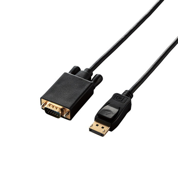 CAC-DPVGA20BK 変換ケーブル/DisplayPort - VGA/2.0m/ブラック メーカー直送