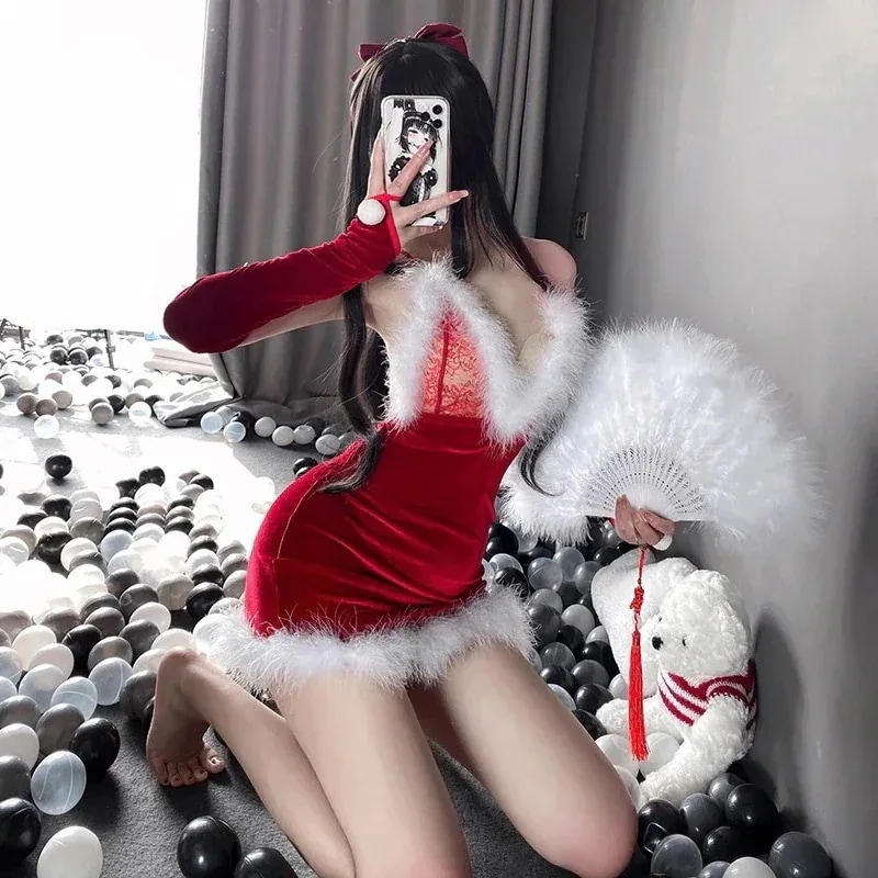 仮装 レディース 忘会 グリーンサンタ サンタクロース バニーガール サンタコス ワンピース サンタ 大人 可愛い 大人 ワンピース 25大人気クリスマスクリスマス コスプレ レッド コス