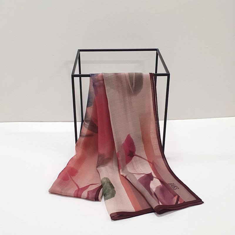 ウールシルクスカーフFKD066