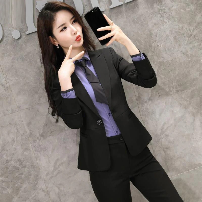 スーツ スーツ レディース スリーピーススーツ フォーマル プロフェッショナル気質 ホテルマネージャー 事務服 秋