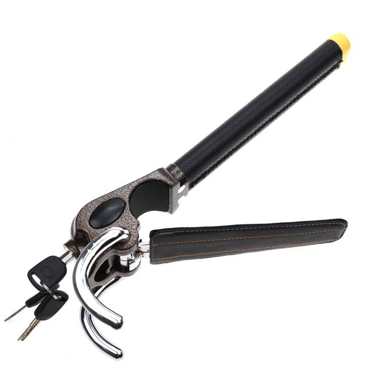 自動車ハンドルロック 盗難防止　ハンドルロックバー ステアリングロック 頑丈 強固　 リレーアタック対策