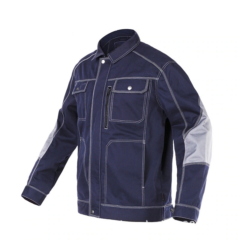 ジャケット 作業服 単品 メンズ アウター 長袖シャツ マルチポケット 多機能 耐摩耗 着心地 作業着 春夏 秋冬 作業シャツ 大きいサイズ グレー ブルー