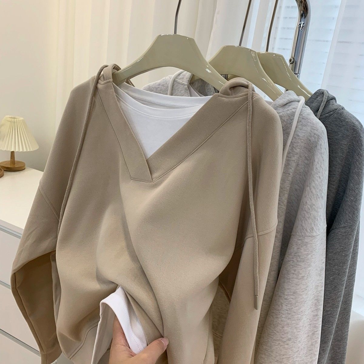 韓国ファッション パーカー アウター スウェット長袖 フード付きパーカー アウター スウェット アウター トップス トレーナー レディース アウター 韓国 パーカー