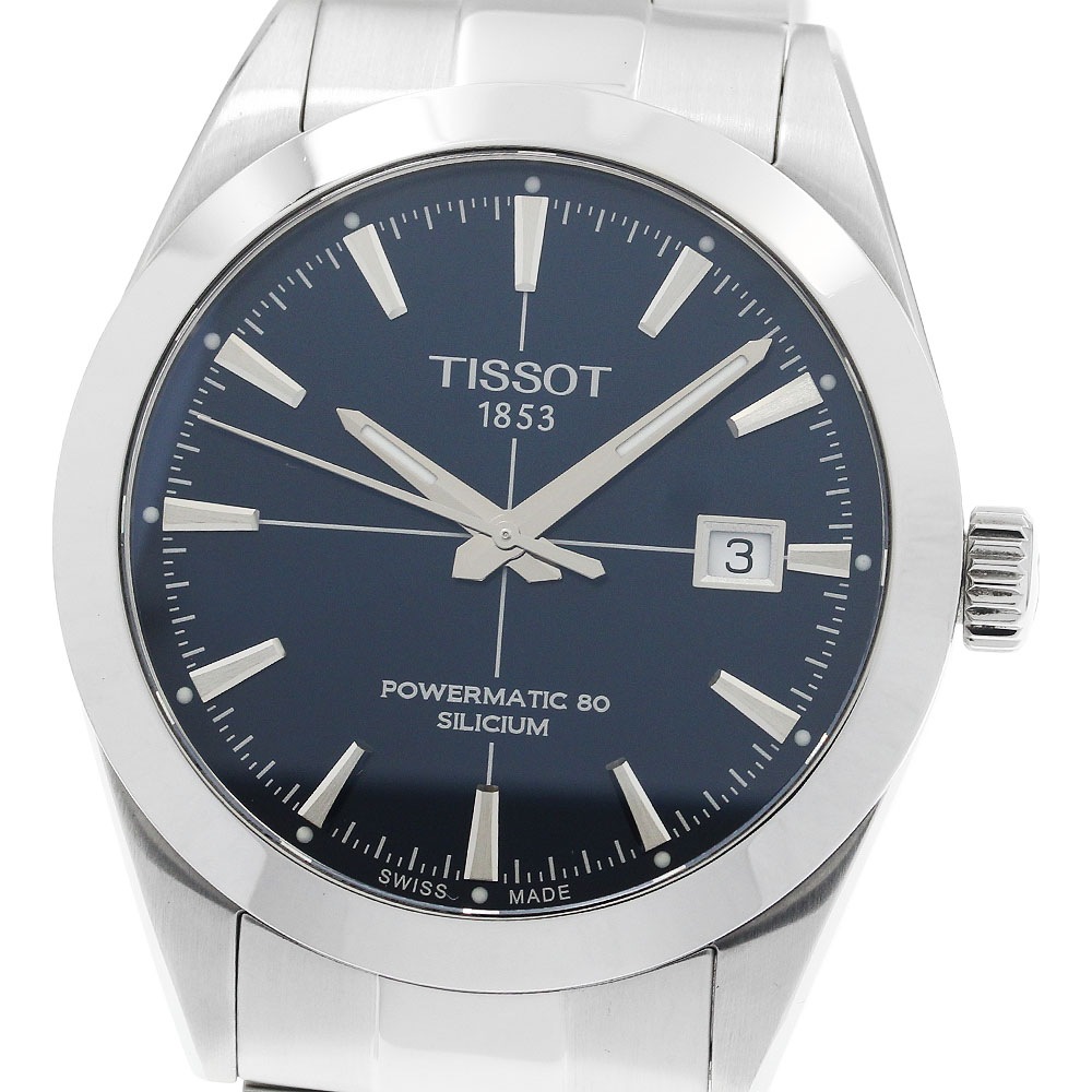 ティソ TISSOT T127407 ジェントルマン パワーマティック80 自動巻き メンズ 美品 _937506【中古】
