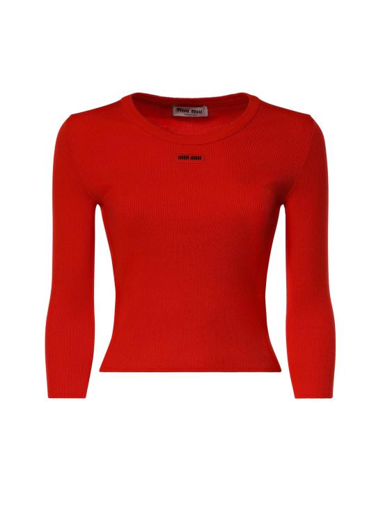 MIU MIU Women Sweater MML05V 1902F0049 ORANGE
