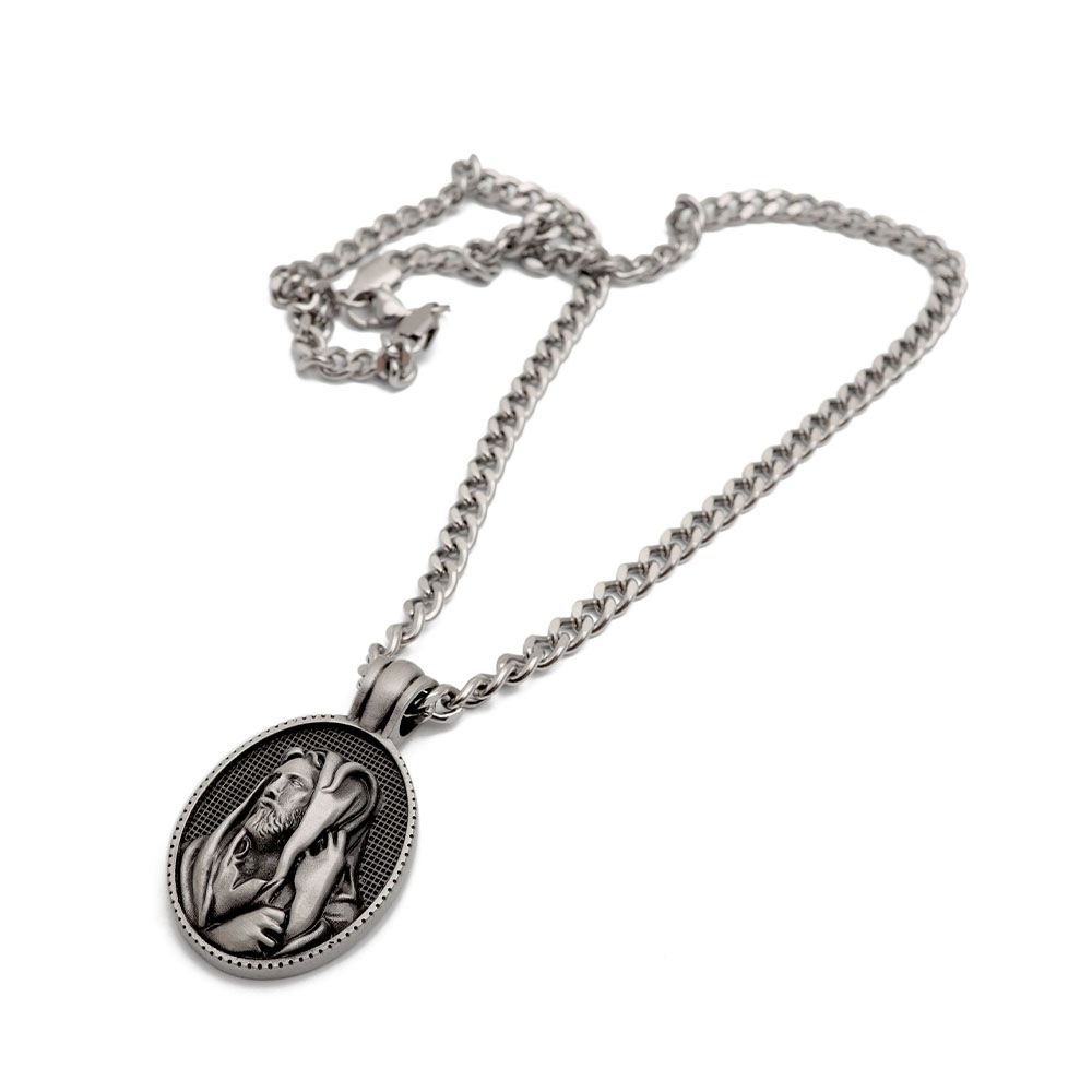 ゴシックトップネックレス キリスト [n452-05]