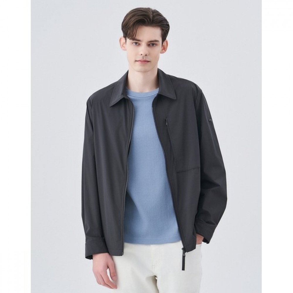 (ヘッジズ) 24SS チャコールウルトラライトストレッチジャケット HZJU4B504CG