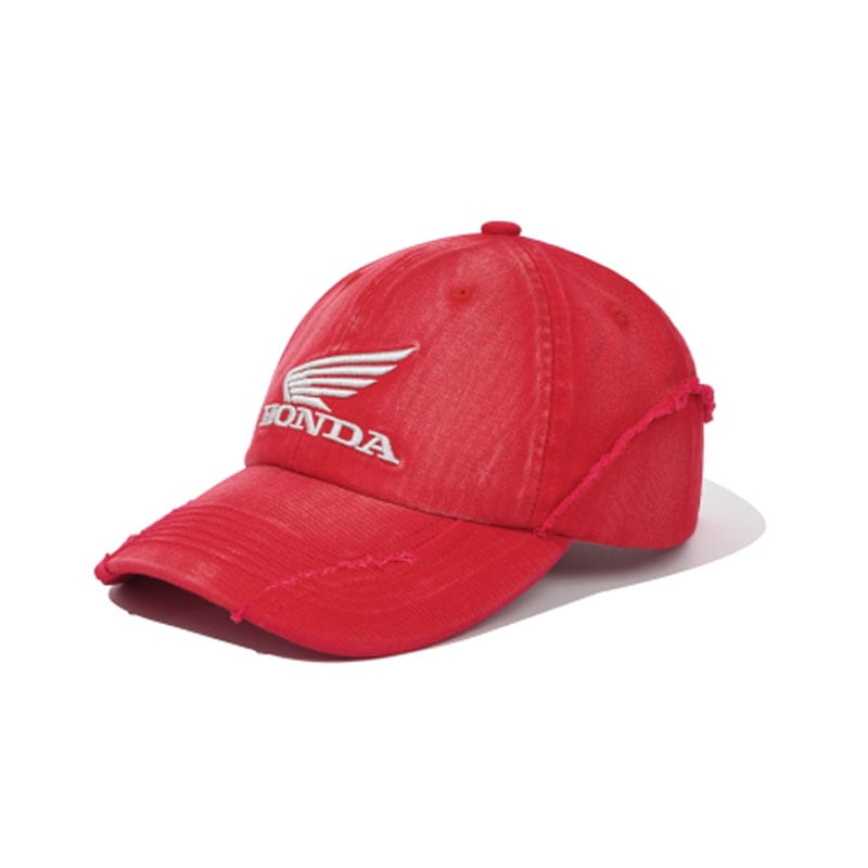 [HONDA] ヴィンテージ カットオフキャップ ( Red )
