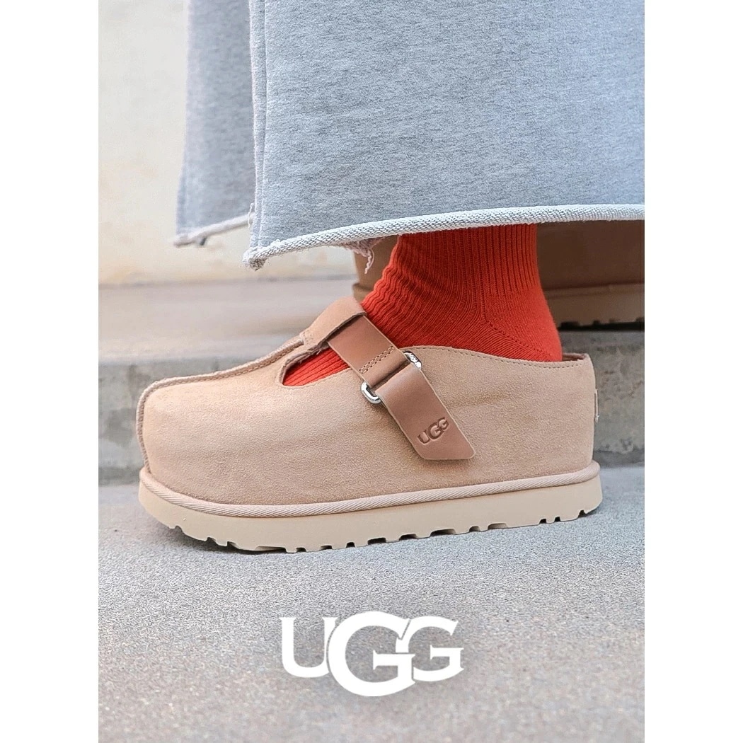 UGG アグ ウィメンズ ゴールデンスター ハイ クロッグ サンダル スリッパ シューズ レディース W GOLDENSTAR HI CLOG SAND ( 厚底 SANDAL 1167550 )