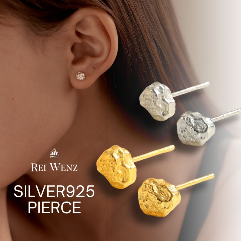 【高品質Silver925】【予約商品】ピアス 金属アレルギー サークル ニュアンス　コロン シルバー S925 K18 フープ シンプル おしゃれ レディース ブランド プレゼント 人気 韓国