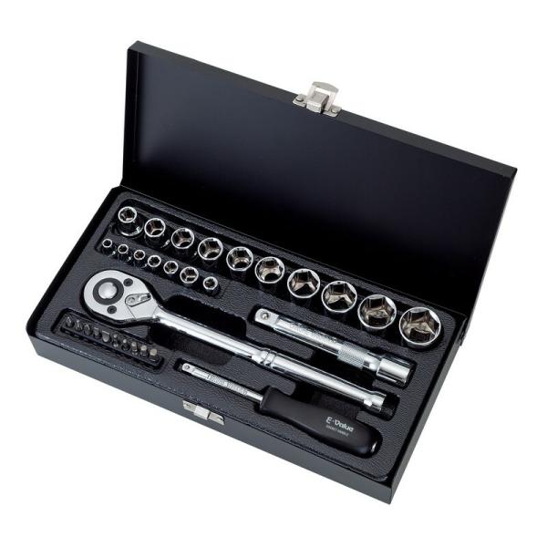 E－Value ソケットレンチセット ESR－2430M 作業工具 ソケット ソケットレンチセット