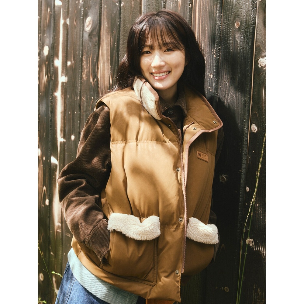 コダックアパレル 25FW ブラウニーダウンベストブラウン