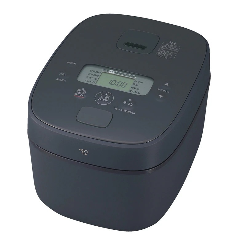 ZOJIRUSHI 象印 豪熱大火力 極め炊き 炊飯器 NW-QB10-BZ IH炊飯ジャー 5.5合炊き スレートブラック